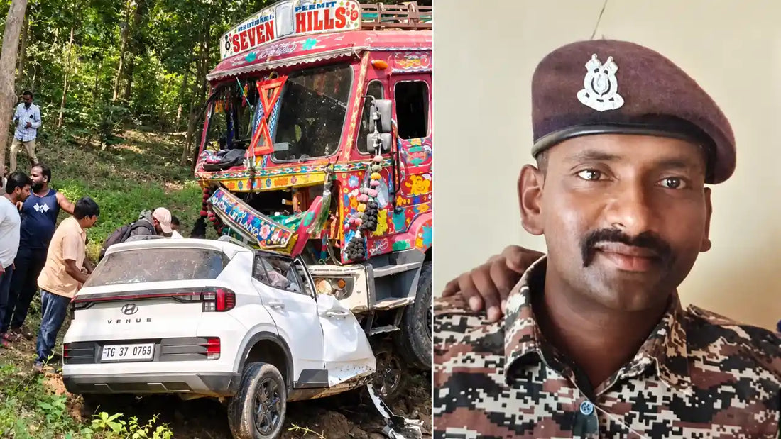 CRPF Jawan Muguram Ramakanth Killed, Three Injured in Telangana NH-163 Crash