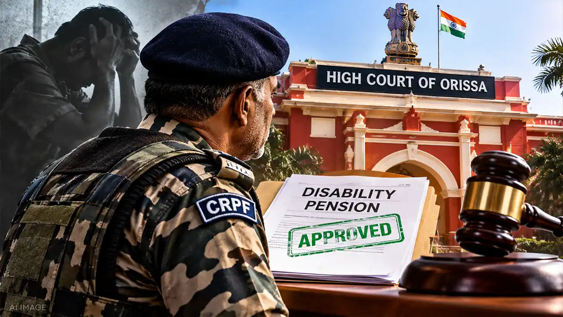 Orissa High Court Orders CRPF to Grant Disability Pension in Schizophrenia Case