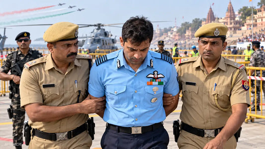 Fake IAF Group Captain Arpit Chaturvedi Held After Entering Varanasi Air Show Helipad