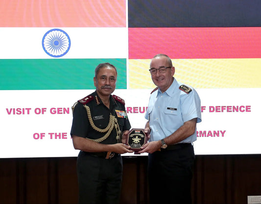 CDS Gen NS Raja Subramani Gives Guard of Honour to German Defence Chief Carsten Breuer in India