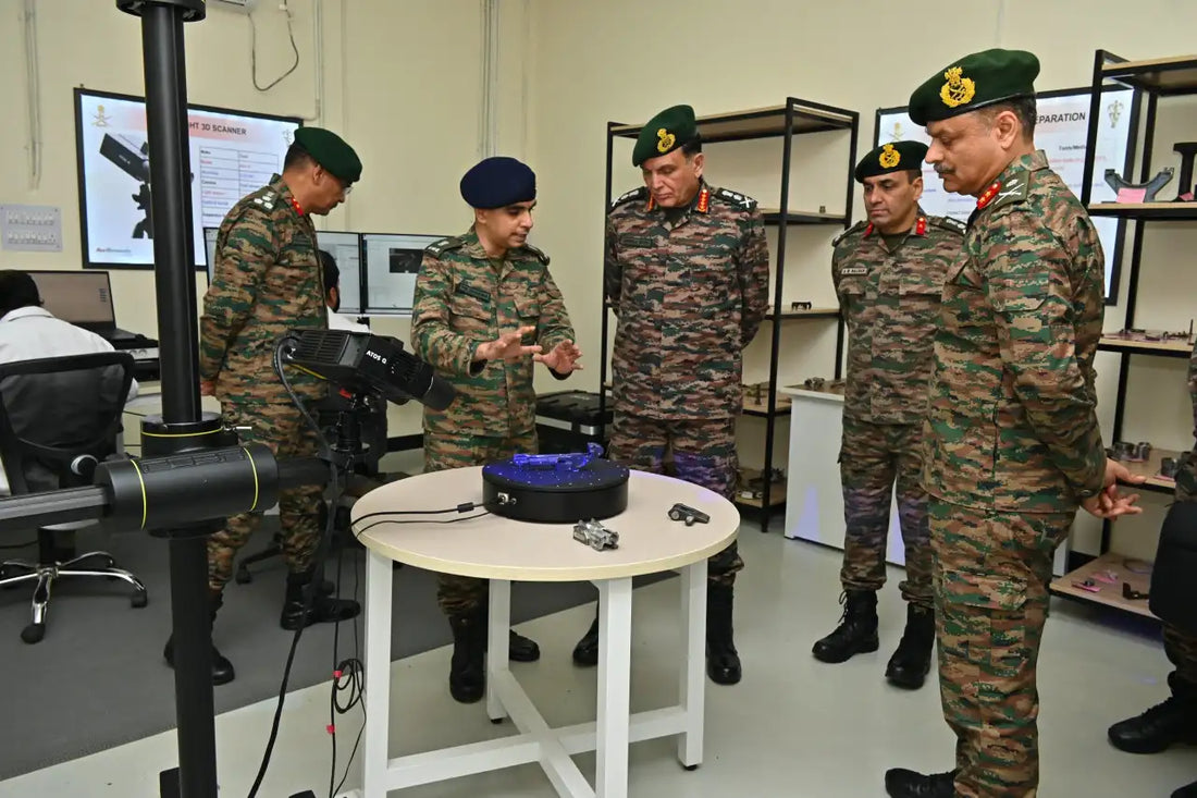 General Dhiraj Seth Reviews Indigenous Drone, Quantum and Space Tech at Bengaluru Army Workshop