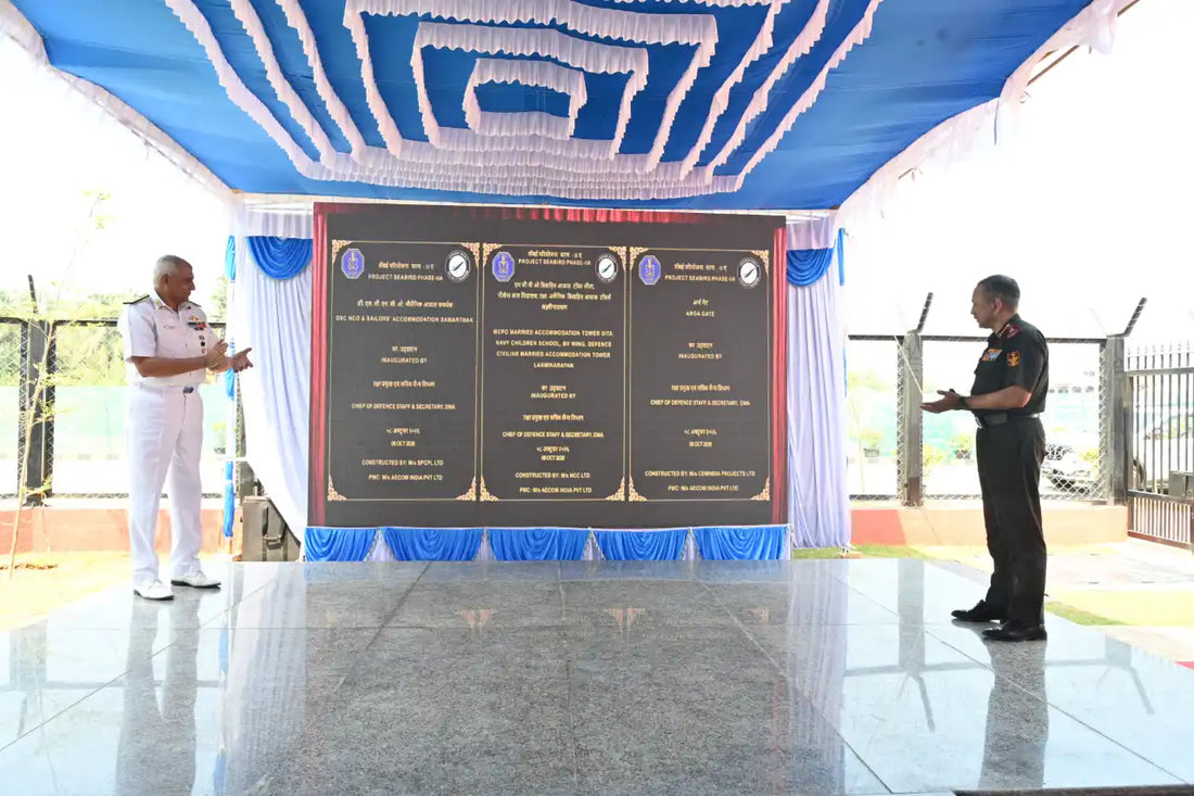 CDS General NS Raja Subramani Inaugurates Naval Housing, Utility Facilities at Karwar Under Project Seabird Phase IIA