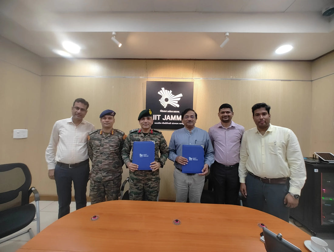 School of Artillery, IIT Jammu sign MoA for M.Tech degrees for student officers