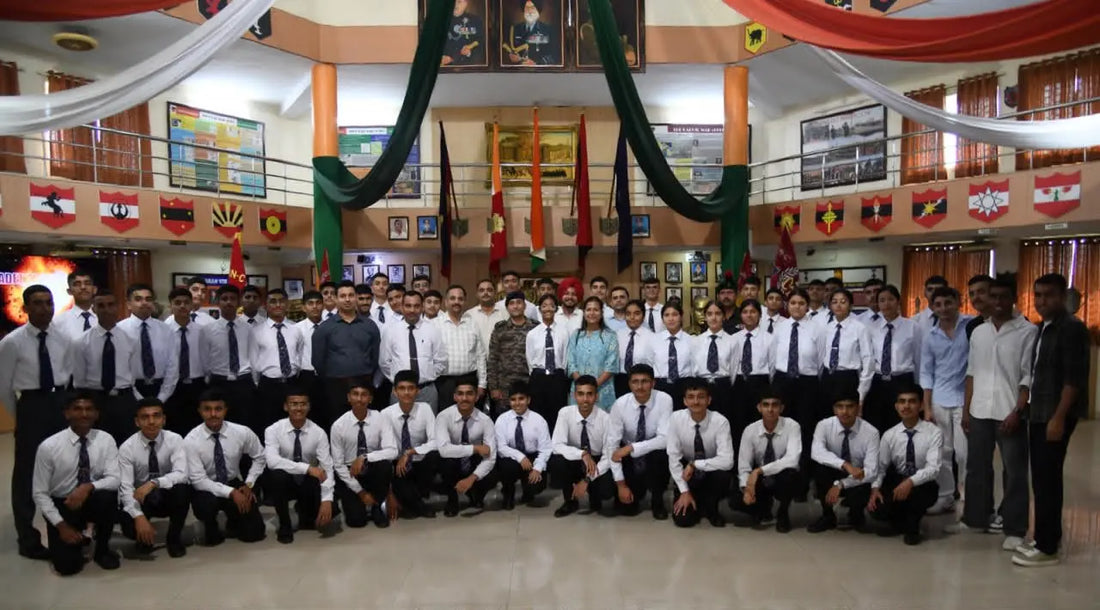 CME Pune Hosts Motivational Visit for 47 Sainik School Sujanpur Tira Cadets