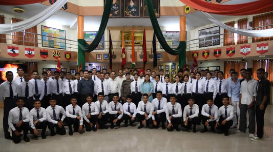 CME Pune Hosts Motivational Visit for 47 Sainik School Sujanpur Tira Cadets