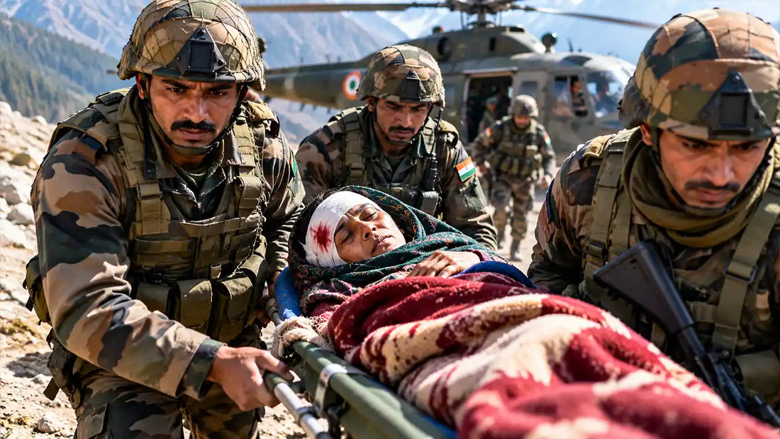 Indian Army Rescues Bakarwal Woman With Critical Head Injury in Udhampur’s Seoj Dhar