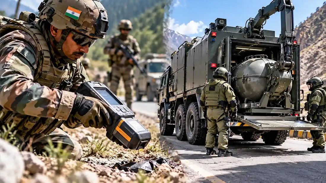 Indian Army Seeks 350 Explosive Detectors, 13 Containment Vehicles for Counter-IED Push