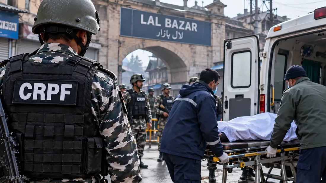 CRPF Personnel Collapses, Dies in Srinagar’s Lal Bazar; Cause Under Verification