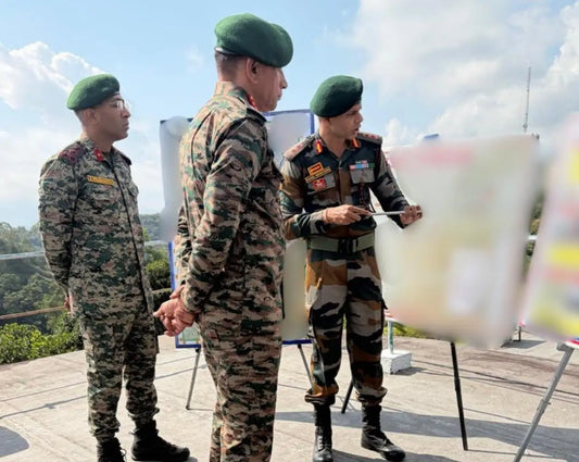 Lt Gen Girish Kalia Reviews Assam Rifles Operational Readiness in Manipur