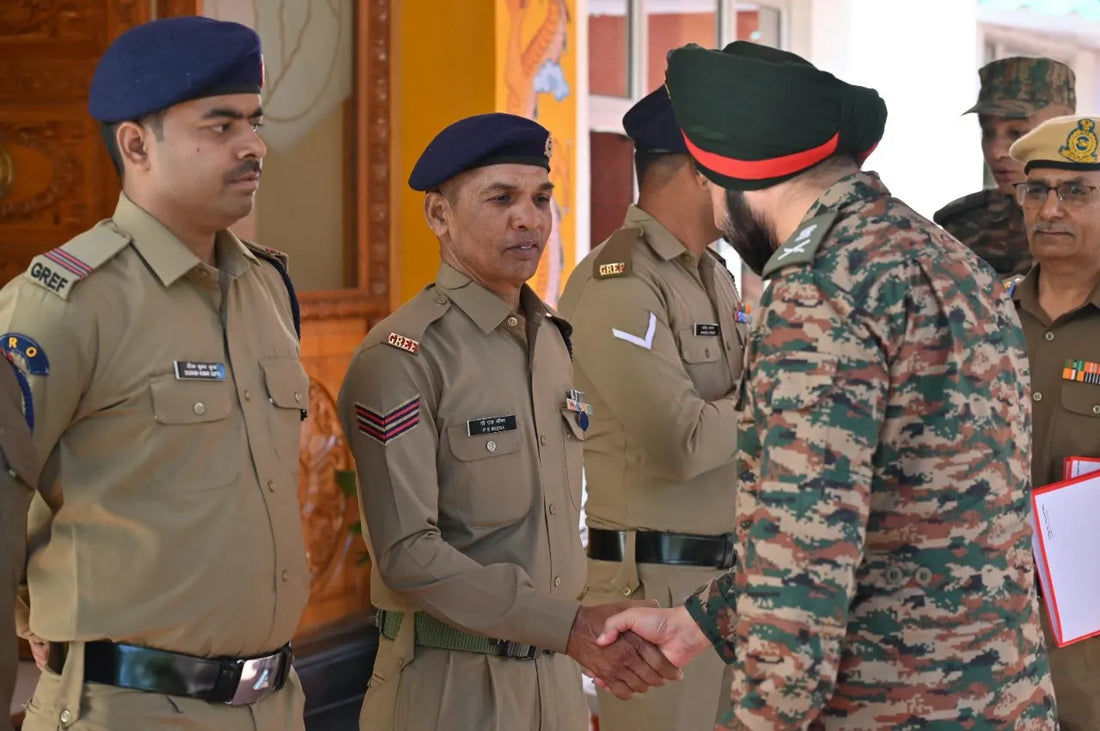 Lt Gen Harpal Singh Reviews BRO Border Road Projects in Himachal Pradesh