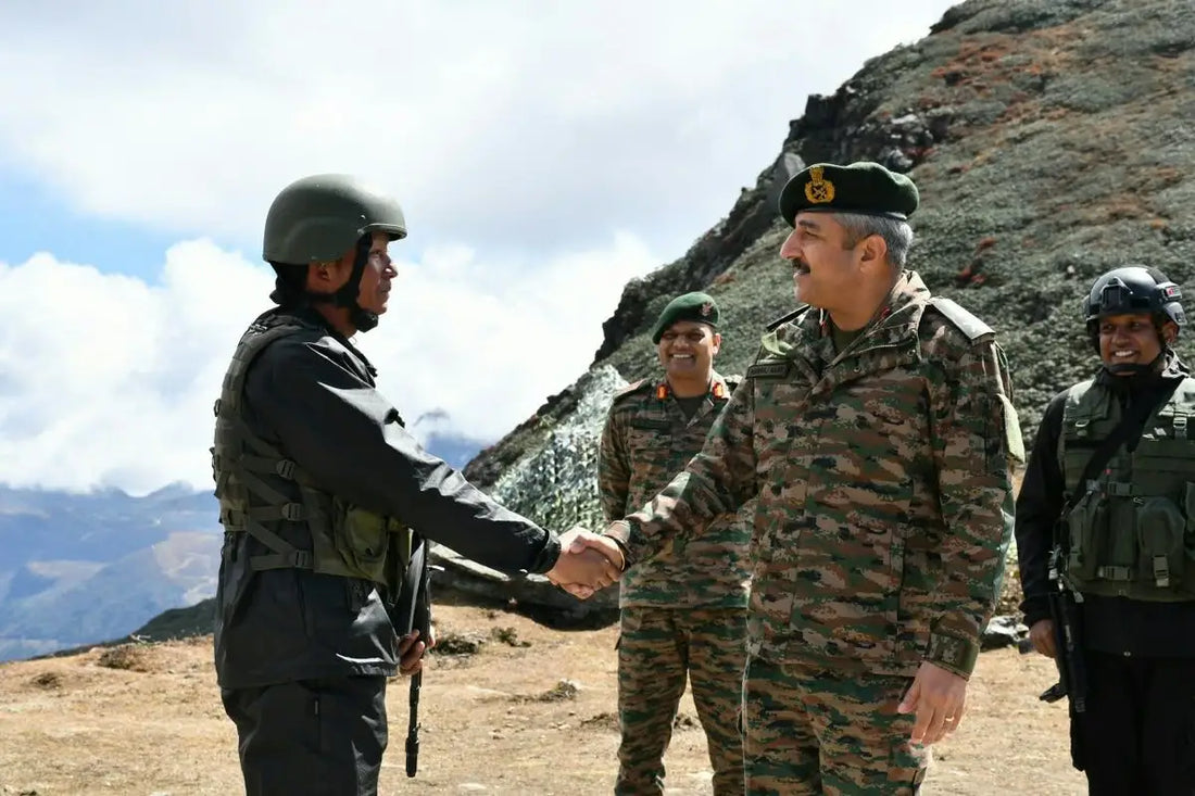Lt Gen Man Raj Singh Mann Inspects Trishakti Corps Combat Training in East Sikkim