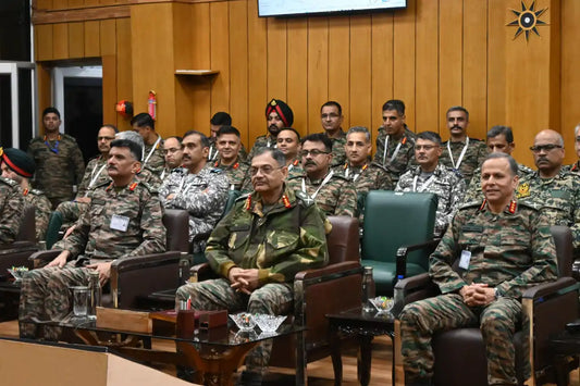 Lt Gen Pushpendra Singh Reviews Rising Star Corps Readiness, Emerging Threats in Western Command Visit