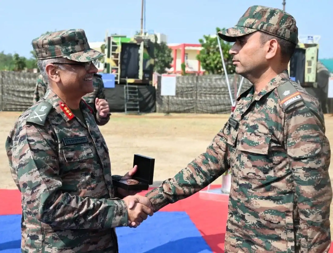 Lt Gen VS Deshpande Reviews Indian Army Operational Readiness in Chetak Corps Zone