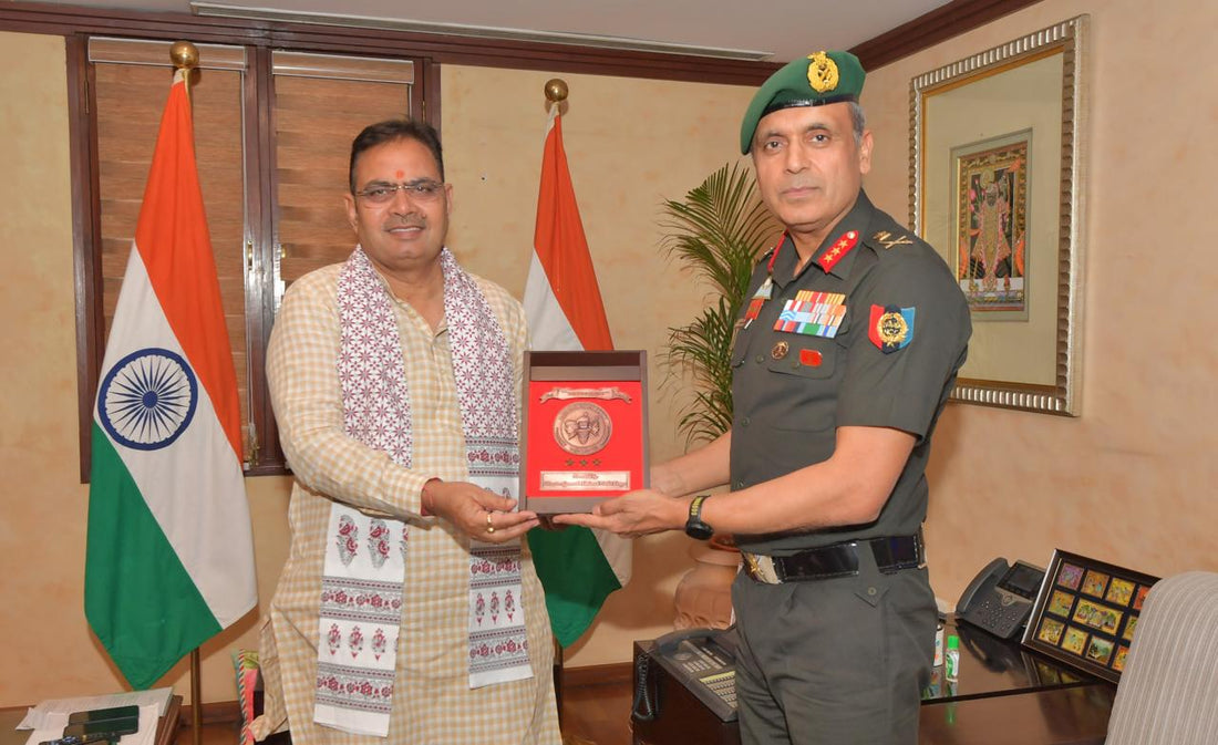 Lt Gen Virendra Vats Reviews NCC Expansion Initiatives in Rajasthan, Meets with CM Sharma