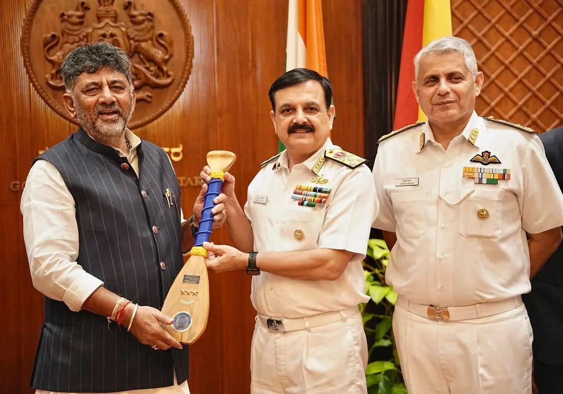 Vice Admiral Sanjay Vatsayan Meets Karnataka CM, Discusses Karwar Naval Base Development