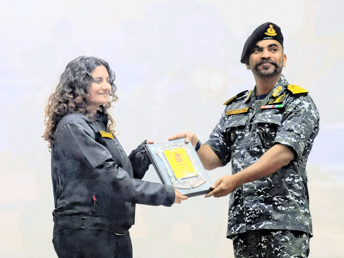 Indian Navy Fleet to Forts Motorcycle Expedition Visits Sainik School Satara on Day Four