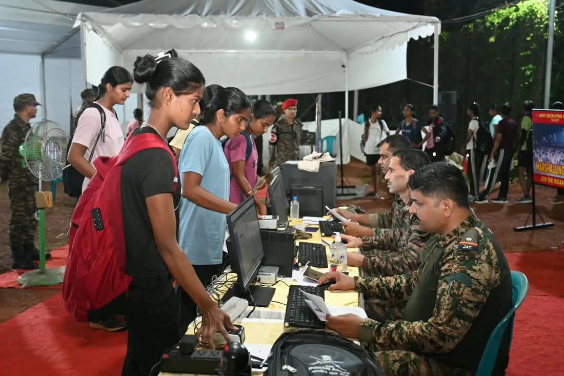 Indian Army Holds Agniveer Women Military Police Recruitment Rally in Kozhikode, Kerala