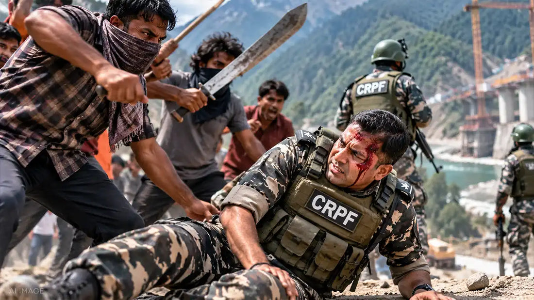 CRPF Assistant Commandant Grievously Injured as Mob Attacks Siang Dam Survey in Arunachal Pradesh
