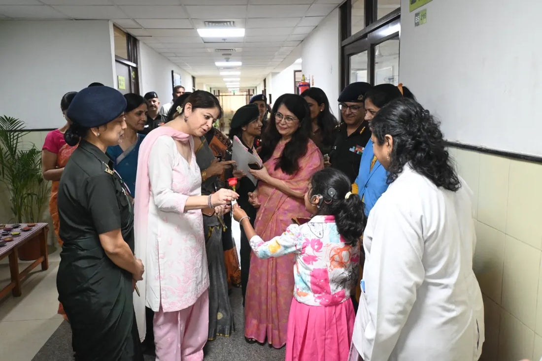 Anupama Pushkar Visits Special Needs Care Centres at Command Hospital Pune