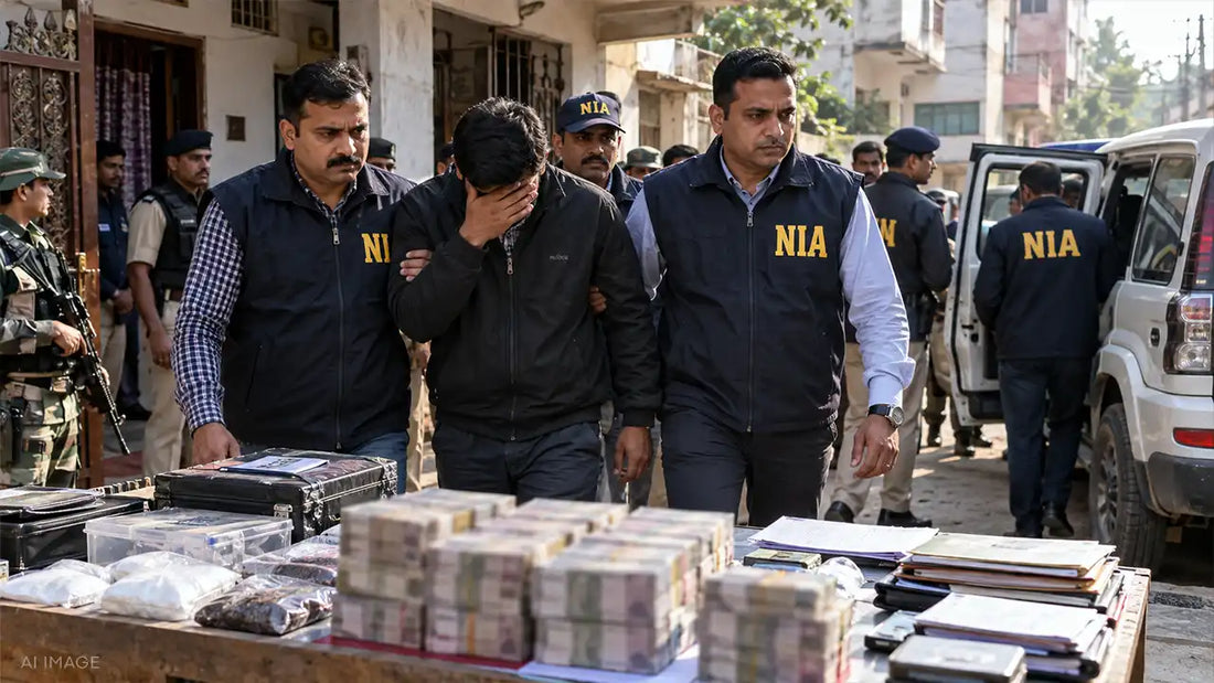 NIA, SSB Raid 11 Madhubani Properties in Bihar Fake Currency, Narcotics Probe