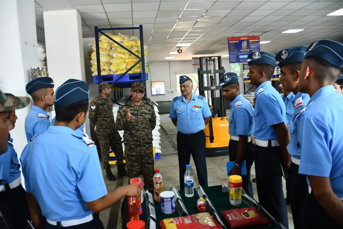 Air Force Academy Cadets, Including Foreign Trainees, Learn Logistics at Telangana & Andhra Sub Area