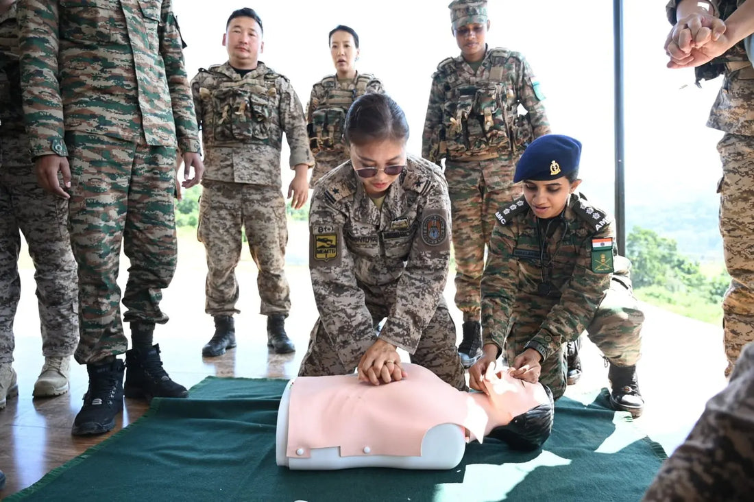 India, Mongolia Troops Showcase Combat Medical Preparedness in Nomadic Elephant 2026