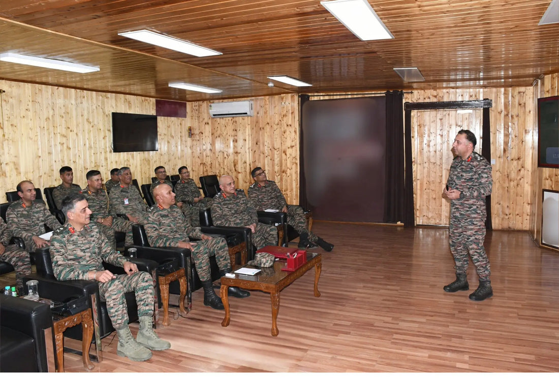 Lt Gen Pratik Sharma Reviews Operation KORAG, Security Situation in South Kashmir