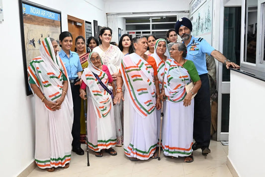 Air Force Station Bhuj Marks Air Force Day by Honouring Veer Naris and Madhapar Women