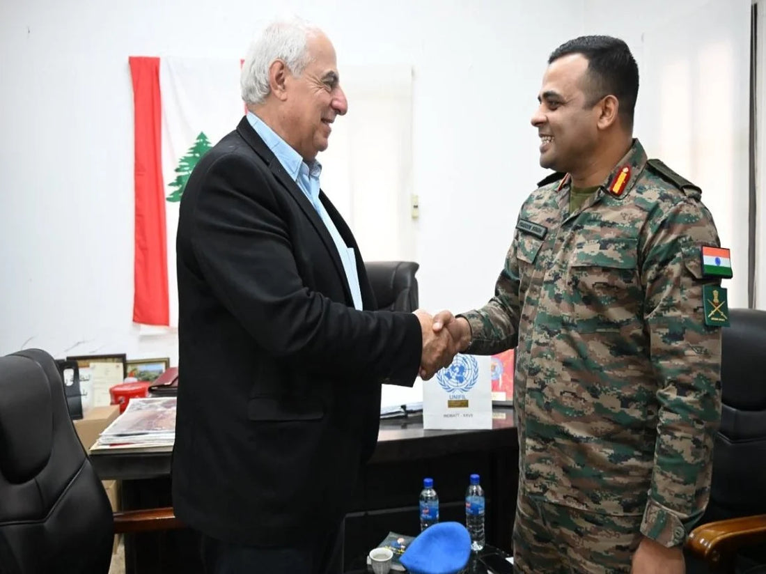 Colonel Prasoon Singh Meets Ebel El Saqi Mayor to Boost Civil-Military Ties in South Lebanon