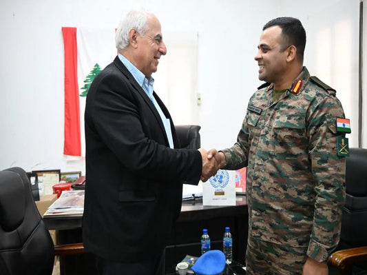 Colonel Prasoon Singh Meets Ebel El Saqi Mayor to Boost Civil-Military Ties in South Lebanon
