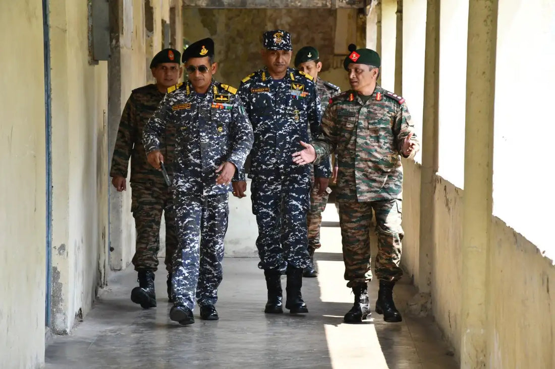 Rear Admiral Ashish Bhargava Inspects NCC Directorate in Chennai, Reviews Units at Fort St George