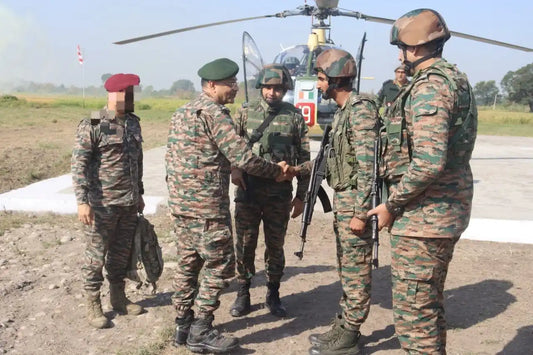Lt Gen Pushpendra Singh Leads Shastra Pujan, Reviews Readiness in Jammu Sector on Dussehra