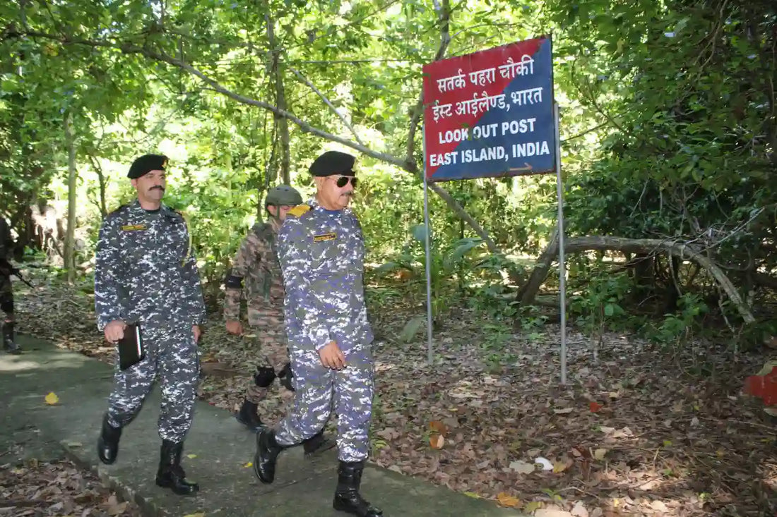 Vice Admiral Vineet McCarty Inspects Operational Preparedness at Remote Andaman Islands