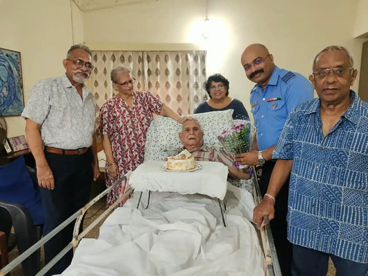 IAF Honours Wing Commander Cecil Barretto on 104th Birthday in Goa