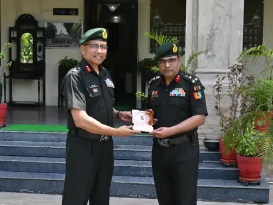 Maj Gen Anindya Choudhury Assesses Training and Infrastructure at NCC Officers Training Academy, Gwalior