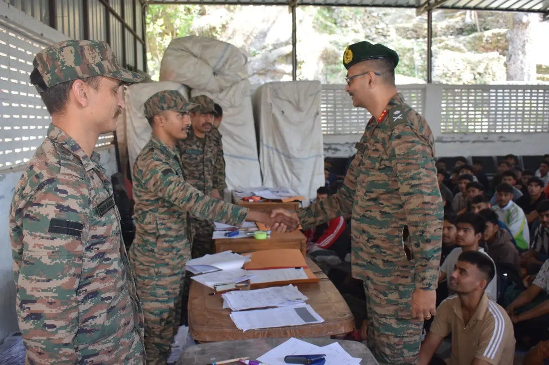 Maj Gen Manish Kumar Reviews Recruitment Efforts and Training Plans at ARO Lansdowne