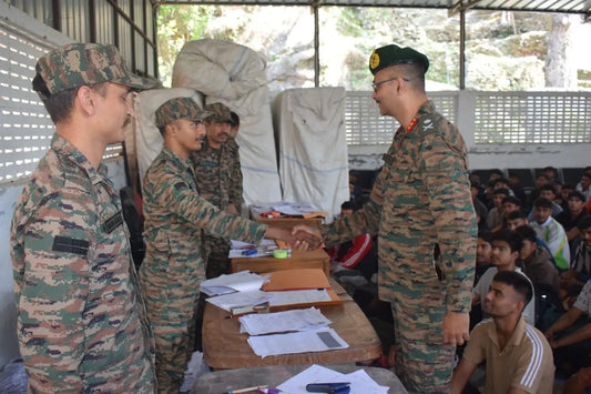 Maj Gen Manish Kumar Reviews Recruitment Efforts and Training Plans at ARO Lansdowne