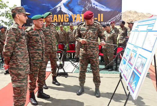 Indian Army's ASC Undertakes Mountaineering Expedition to Mt Kang Yatse-II Led by Lt Col Nishant Karki