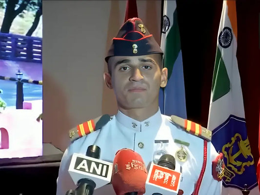 BCC Sushant Varma Secures First Position in Social Science at NDA 150th Convocation