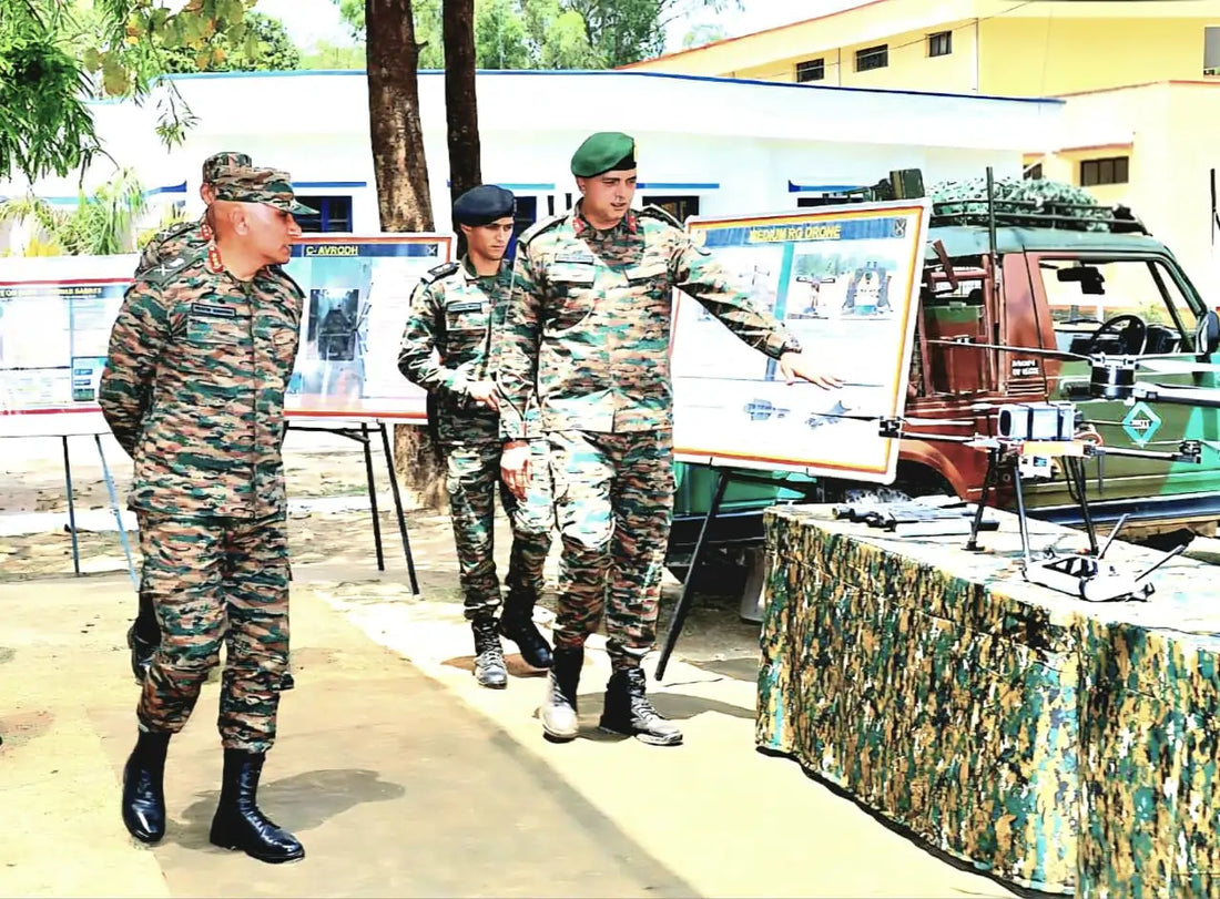 Lt Gen Pratik Sharma Reviews AI Developments at TRINETRA Lab in Akhnoor