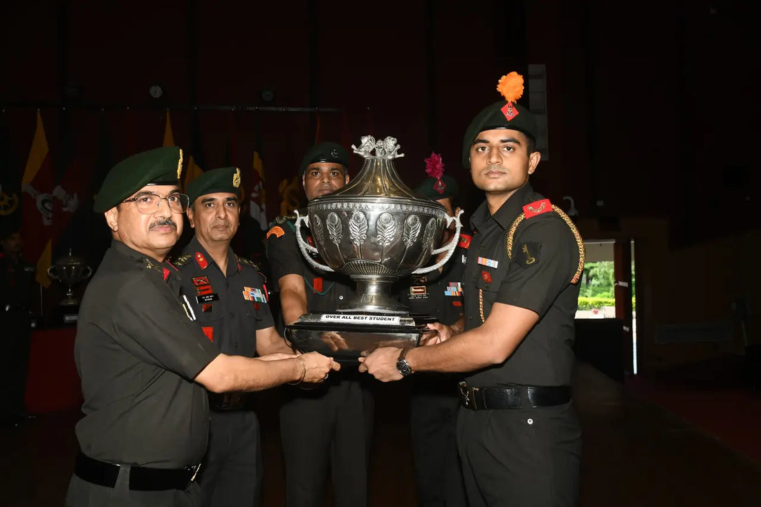 Naga Regiment's Captain Sushant Kumar Recognized as Top Student at Infantry School's Battalion Support Weapons Course