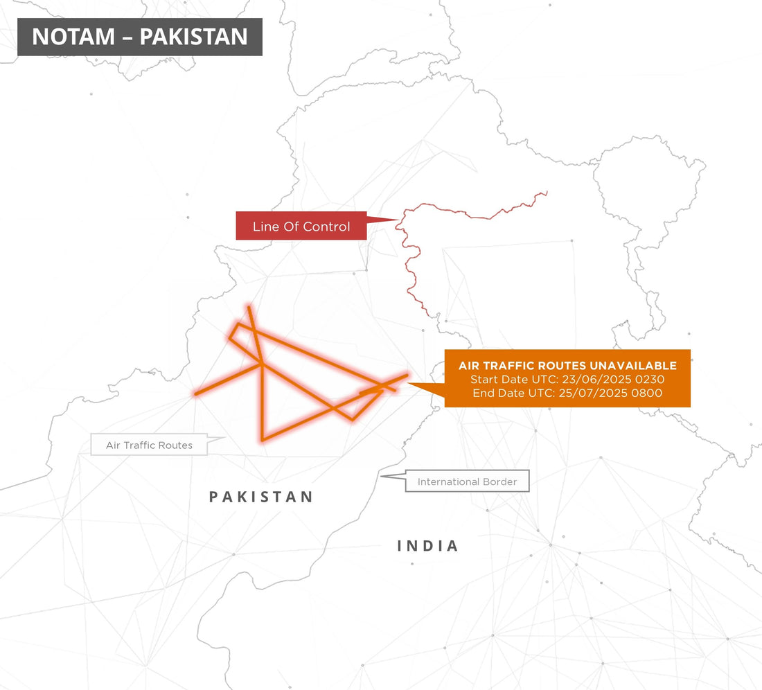 Pakistan Enforces Airspace Restrictions Near LoC Due to Military Exercises