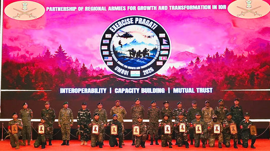 Exercise PRAGATI 2026 Wraps Up in Meghalaya, Enhancing Regional Military Collaboration