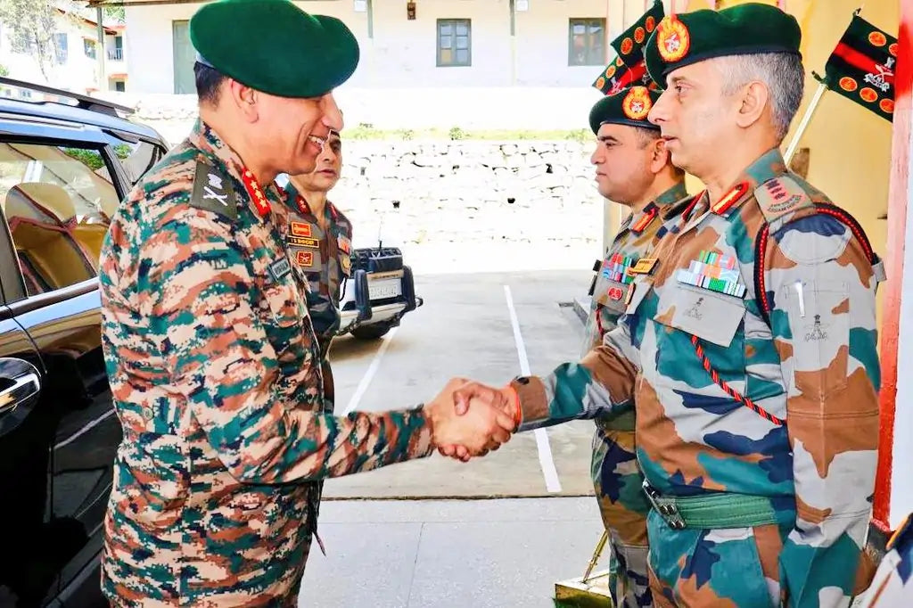 Lt Gen Girish Kalia Reviews Security Measures During Visit to Assam Rifles HQ in Manipur