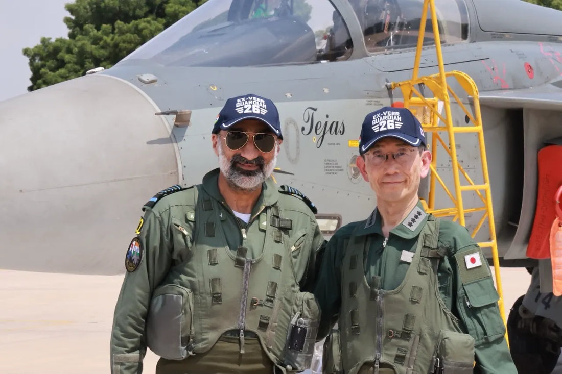 JASDF Chief’s Tejas Sortie Highlights Trust in India’s Indigenous Fighter, Says IAF Chief