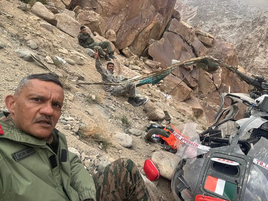 Major General Sachin Mehta and Officers Survive Cheetah Helicopter Crash in Ladakh
