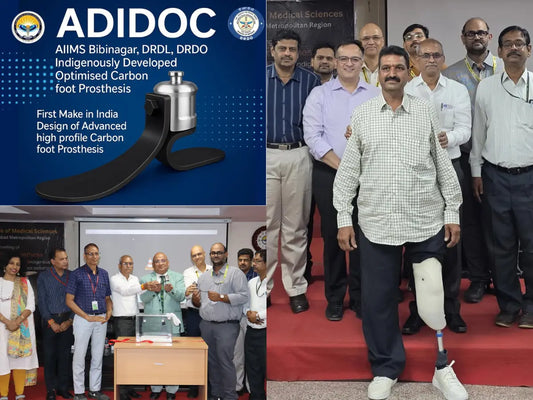 India Launches First Indigenous Carbon Fibre Foot Prosthesis: A Milestone in Affordable Healthcare Innovation