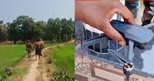 Chinese-Made Drone Discovered Near Indian Border in Tripura; BSF Investigates