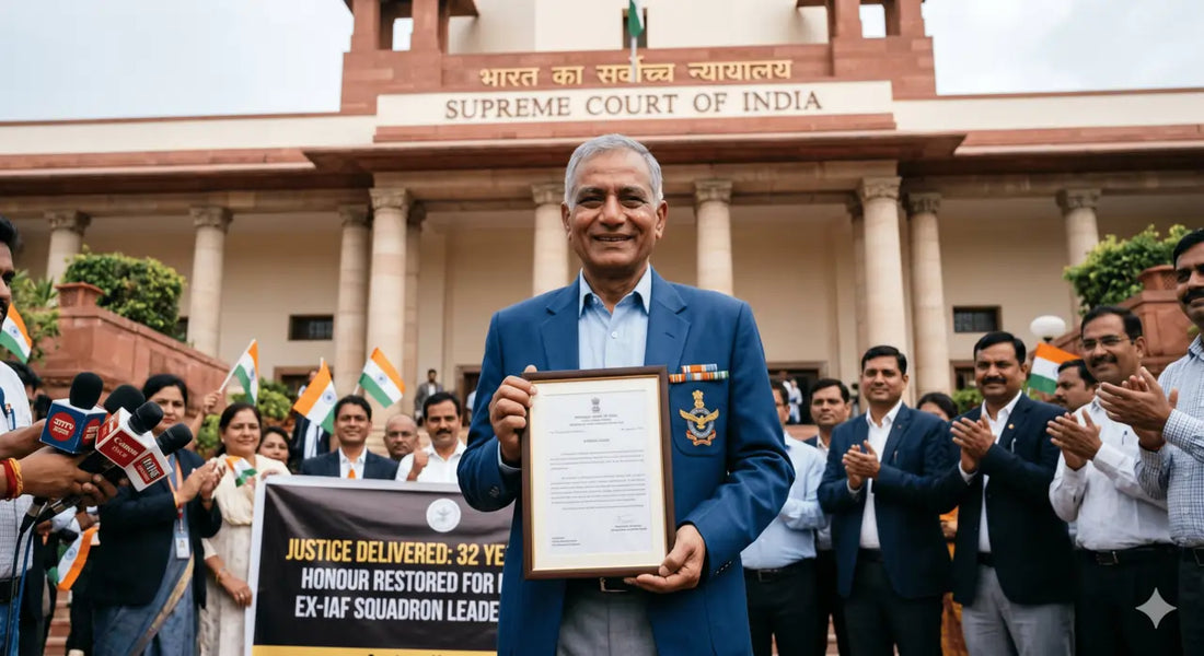 Supreme Court Reinstates Honor of Former IAF Squadron Leader, Overturns Decades-Old Dismissal