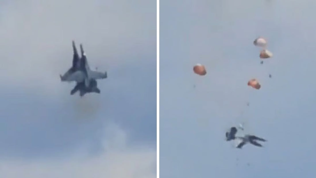 U.S. Navy Jets Collide Mid-Air at Idaho Air Show, Crew Ejects Safely